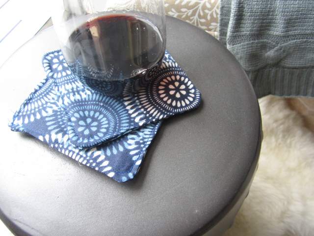DIY Fabric Coasters DIY Fabric Coasters