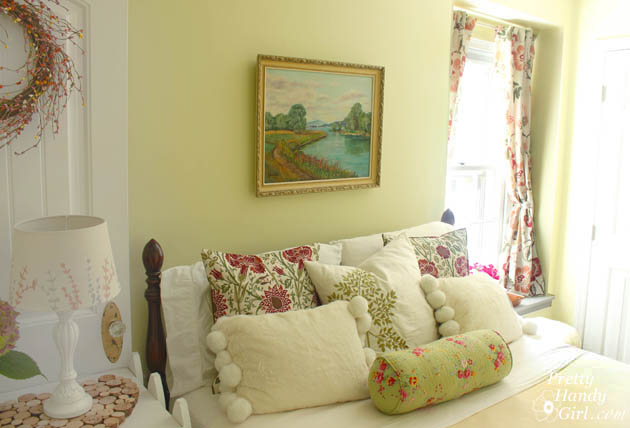 Painted Lampshade & a Quick Guest Room Makeover | Pretty Handy Girl