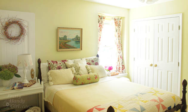 Painted Lampshade & a Quick Guest Room Makeover | Pretty Handy Girl