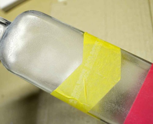 Faux Etched Soap Dispenser