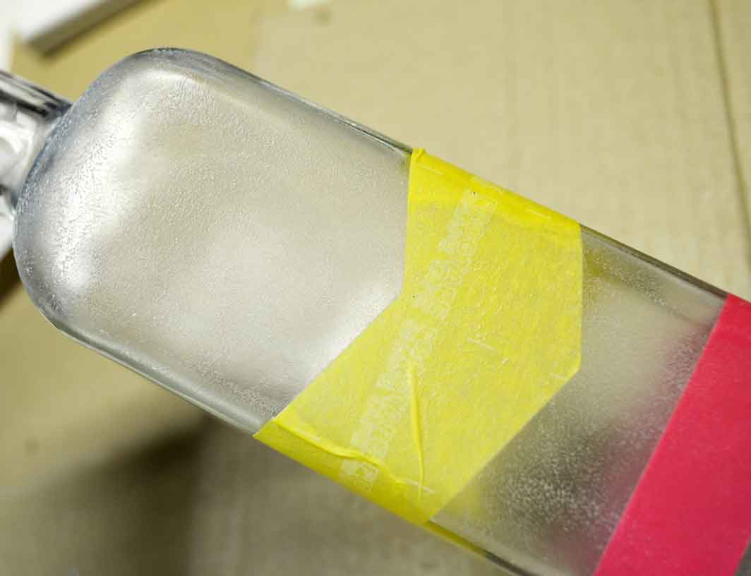 Faux Etched Soap Dispenser