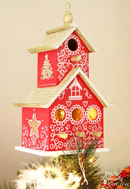 Feathered Nest Themed Christmas Tree | Pretty Handy Girl