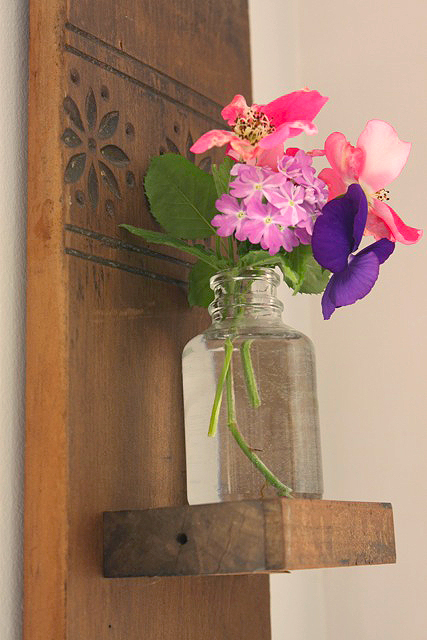 Vintage Coat Hook Wall Vase | Pretty Handy Girl Guest Post