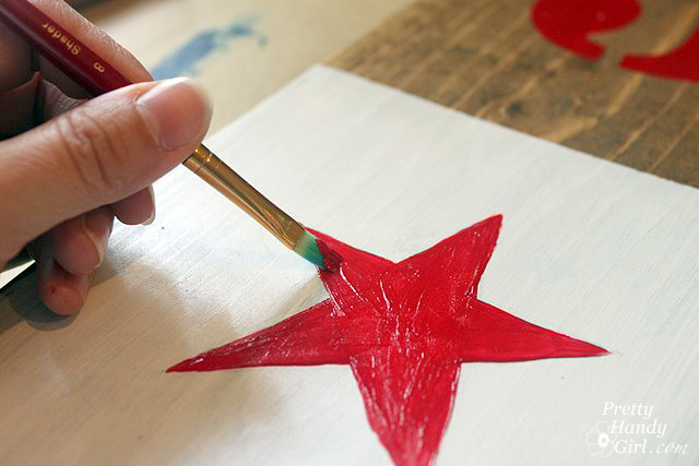 How to Make Vintage Painted Oars | Pretty Handy Girl
