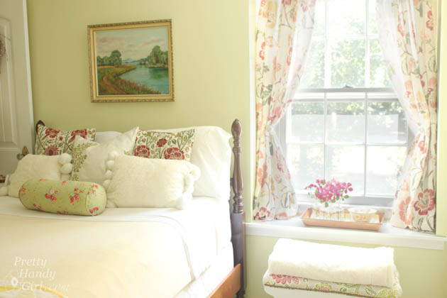 Painted Lampshade & a Quick Guest Room Makeover | Pretty Handy Girl