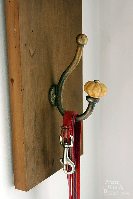 Vintage Coat Hook Wall Vase | Pretty Handy Girl Guest Post