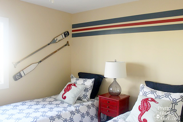 How to Make Vintage Painted Oars | Pretty Handy Girl