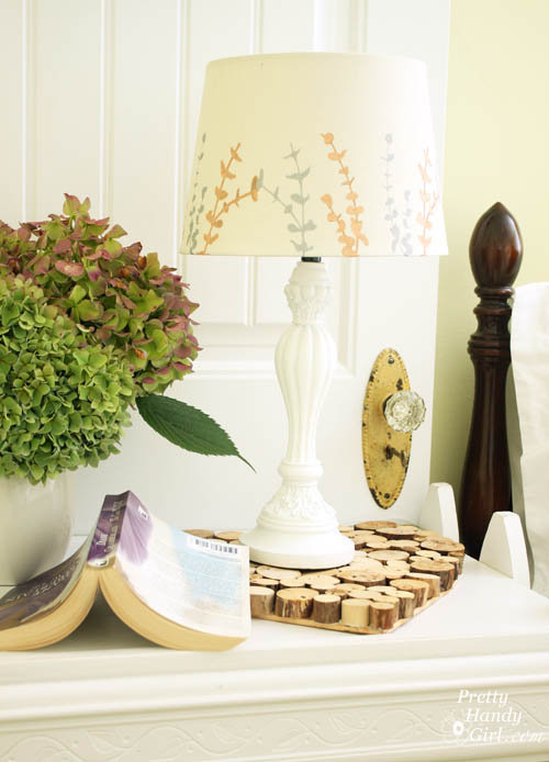 Painted Lampshade & a Quick Guest Room Makeover | Pretty Handy Girl
