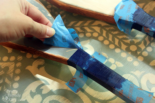 How to Make Vintage Painted Oars | Pretty Handy Girl
