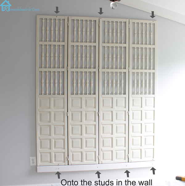 DIY Room Divider King Headboard