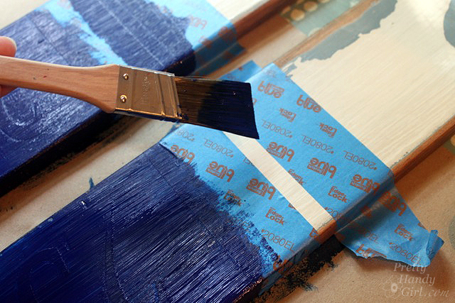 How to Make Vintage Painted Oars | Pretty Handy Girl