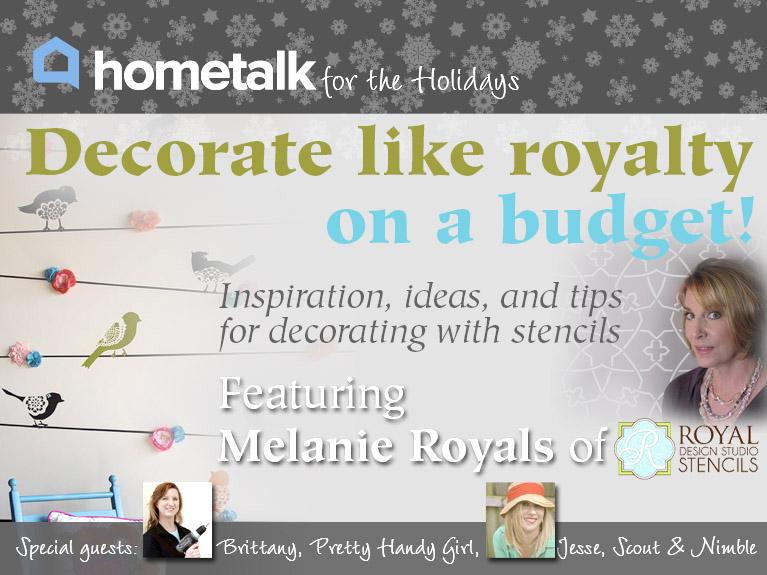 HomeTalk Stenciling Hangout