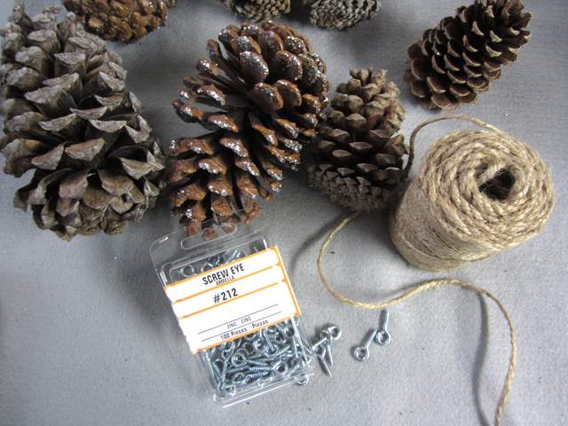 How to Make Pine Cone Garland Pine Cone Garland