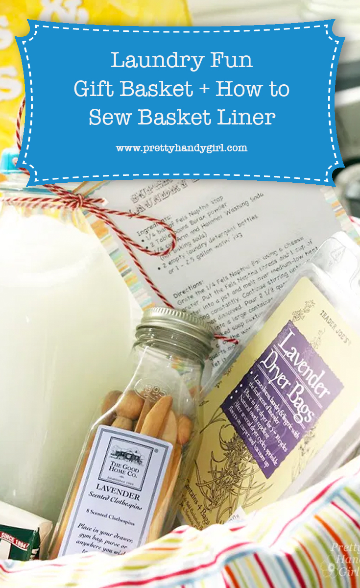 DIY Laundry Fun Gift Basket | Pretty Handy Girl