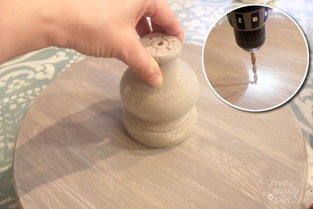 Rustic Wood Cake Stand | Pretty Handy Girl