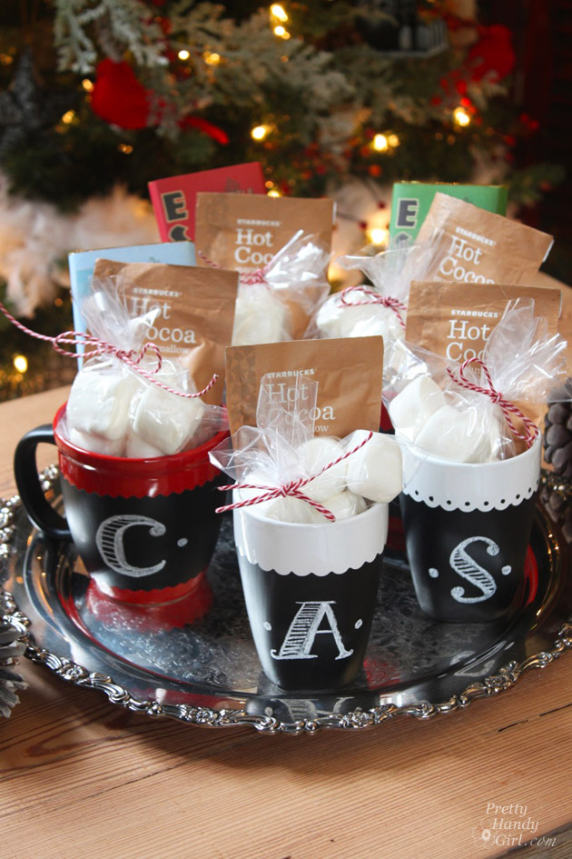 DIY Chalkboard Painted Mugs