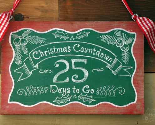 Easy Wooden Chalkboard Sign | Pretty Handy Girl