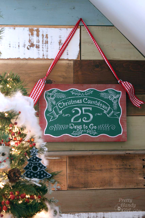 Easy Wooden Chalkboard Sign | Pretty Handy Girl