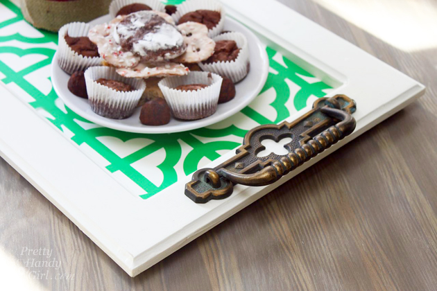 Make a Tray from a Cabinet Door | Pretty Handy Girl