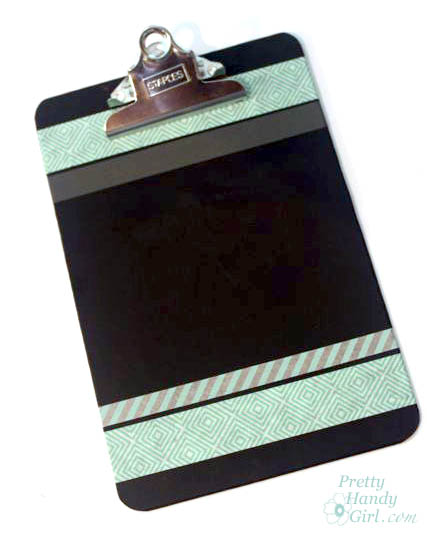 Easy Decorated Chalkboard Clipboards | Pretty Handy Girl