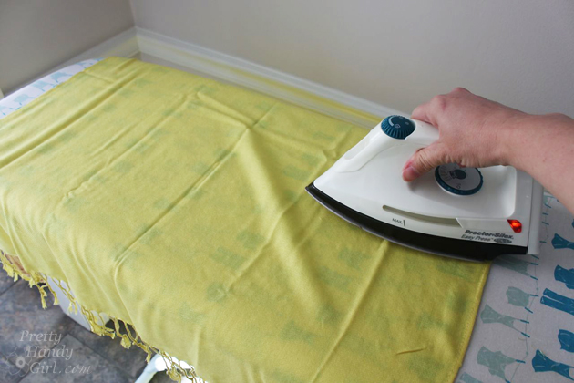 Stenciled and Dyed Scarves Tutorial | Pretty Handy Girl