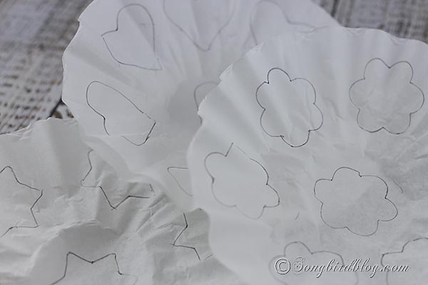 Cut coffee filters