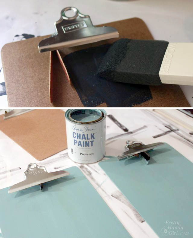 Easy Decorated Chalkboard Clipboards | Pretty Handy Girl