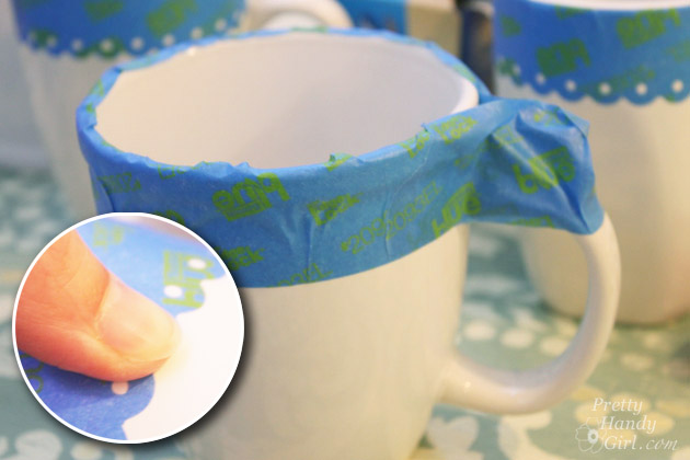 Chalkboard Painted Mugs | Pretty Handy Girl