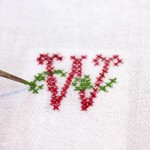 Faux Cross Stitch Tea Towel | Pretty Handy Girl