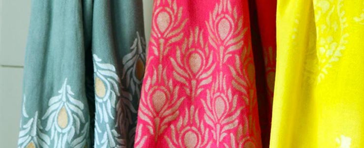 Stenciled Scarf Tutorials | Pretty Handy Girl