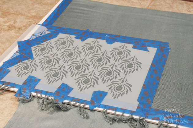 Stenciled and Dyed Scarves Tutorial | Pretty Handy Girl
