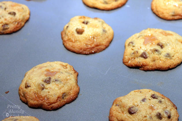 Salted Caramel Chocolate Chip Cookies | Pretty Handy Girl