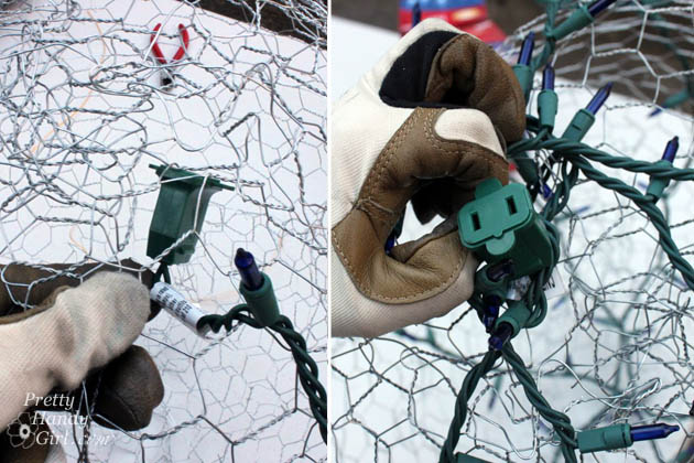 Giant Lighted Christmas Ball Tutorial | Pretty Handy Girl