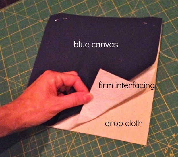 canvas tote base