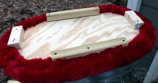 Galvanized Tub Storage Bench for Kids | Pretty Handy Girl