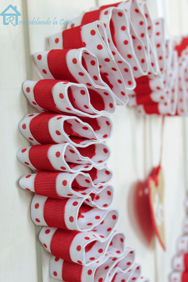 double ribbon heart wreath 5
