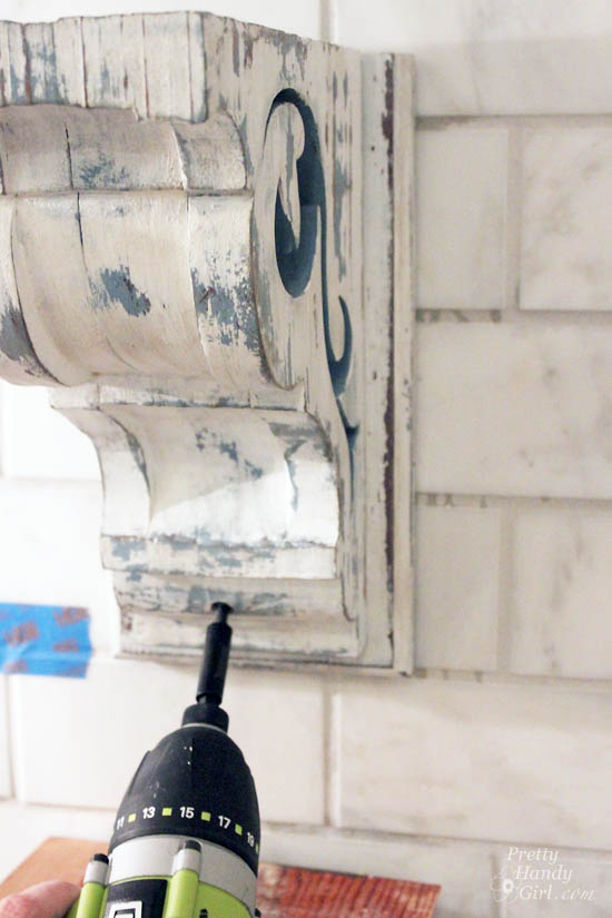 How to Install Shelves on a Tile Wall