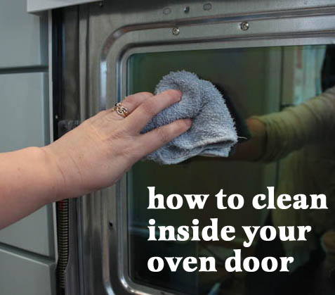 How to Clean Inside Your Oven Door | Pretty Handy Girl