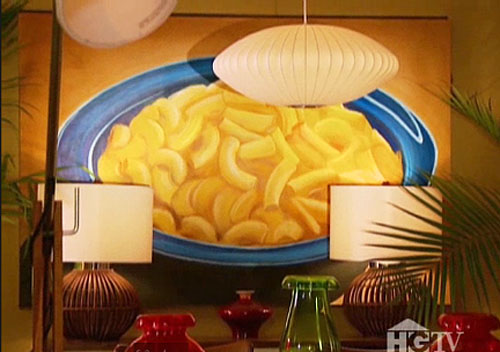 David Bromstad's Mac & Cheese Painting