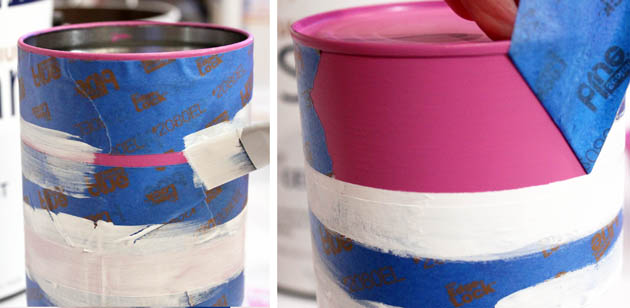 Radiant Orchid Vases from Recycled Cans & Jars | #upcycling | Pretty Handy Girl