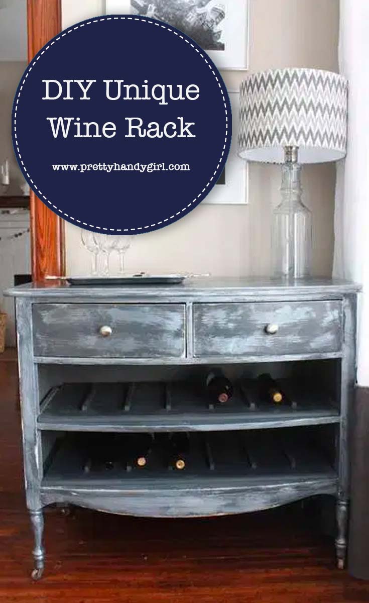 DIY Unique Wine Rack | Pretty Handy Girl