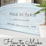 How to Make an Old Sign
