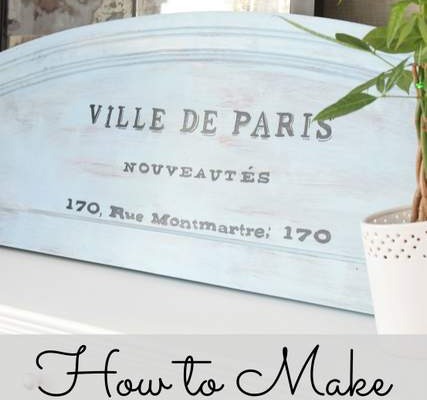 How to Make an Old Sign