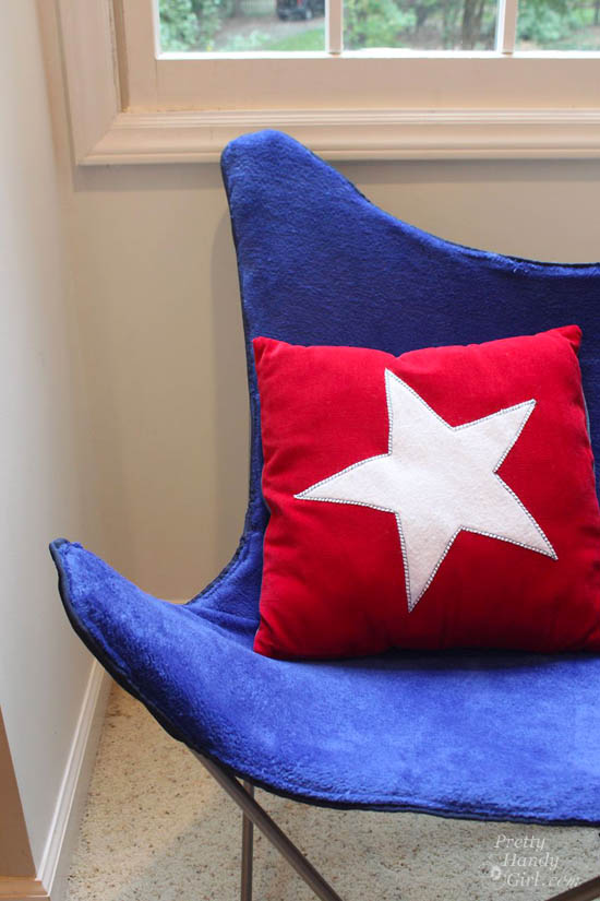 How to Recover a Butterfly Chair | Pretty Handy Girl
