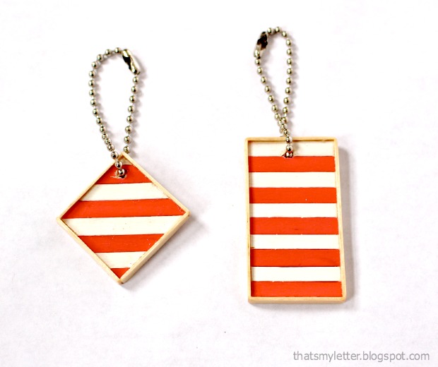 coffee stirrer keychain 2