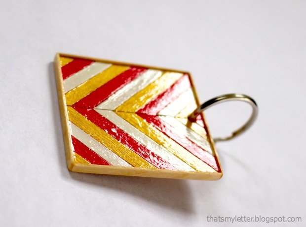 coffee stirrer keychains 3