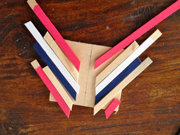 coffee stirrer stick step 2