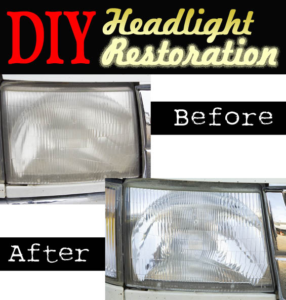 DIY Headlight Restoration | Pretty Handy Girl
