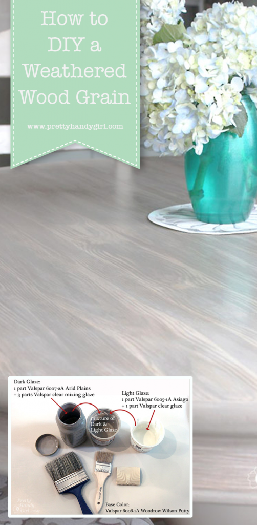 weathered wood grain on dining table