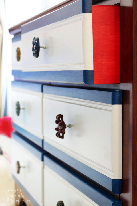 Easy Added Color to a Dresser | Pretty Handy Girl